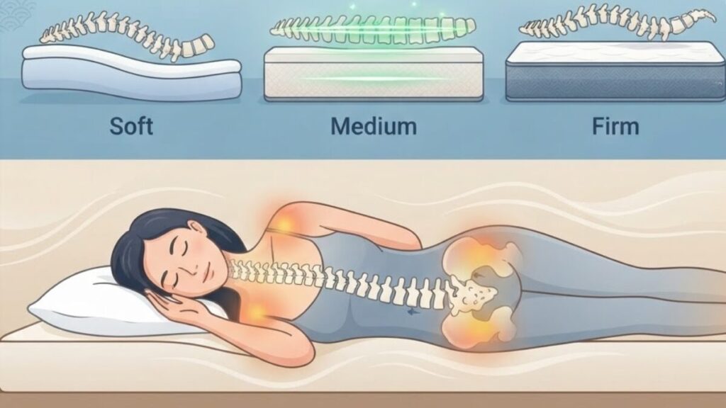 なぜマットレスの硬さが大切なのか